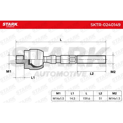 Tie Rod Assembly Stark SKTR-0240149 SKTR-0240149 - photo 5