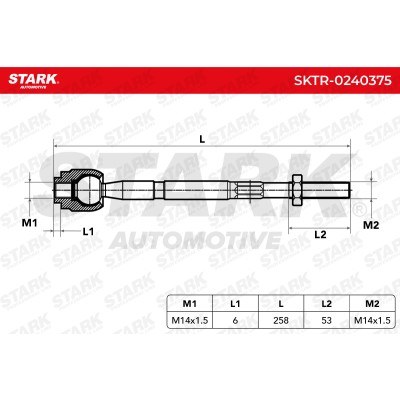 Tie Rod Assembly Stark SKTR-0240375 SKTR-0240375 - photo 6