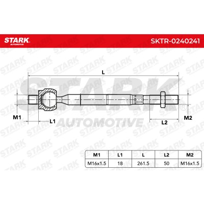 Tie Rod Assembly Stark SKTR-0240241 SKTR-0240241 - photo 7