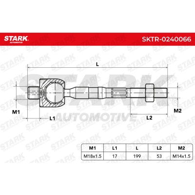 Tie Rod Assembly Stark SKTR-0240066 SKTR-0240066 - photo 6