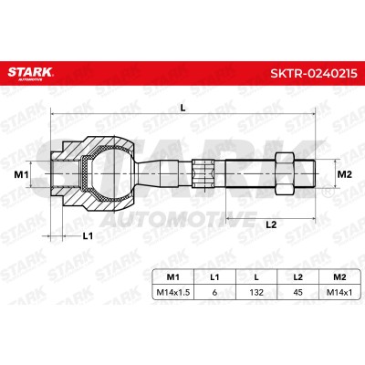 Tie Rod Assembly Stark SKTR-0240215 SKTR-0240215 - photo 6
