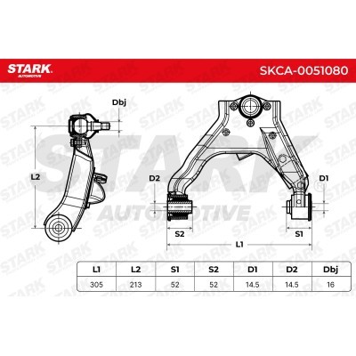 Control Arm Stark SKCA-0051080 SKCA-0051080 - photo 5