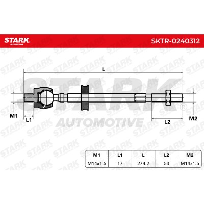 Tie Rod Assembly Stark SKTR-0240312 SKTR-0240312 - photo 5