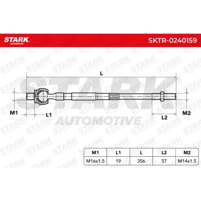 Tie Rod Assembly Stark SKTR-0240159 SKTR-0240159 - photo 6