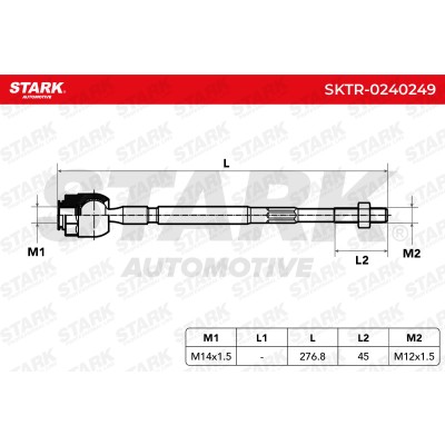 Tie Rod Assembly Stark SKTR-0240249 SKTR-0240249 - photo 6