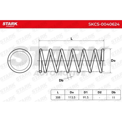 Suspension Spring Stark SKCS-0040624 SKCS-0040624 - photo 5