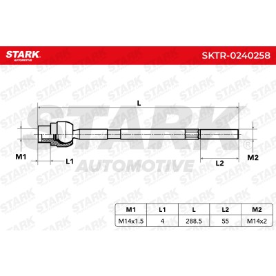 Tie Rod Assembly Stark SKTR-0240258 SKTR-0240258 - photo 5