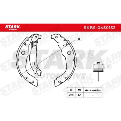 Brake Pads Set Stark SKBS-0450152 SKBS-0450152 - photo 4