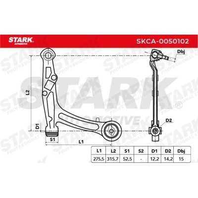 Control Arm Stark SKCA-0050102 SKCA-0050102 - photo 4