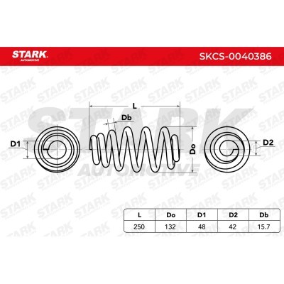 Suspension Spring Stark SKCS-0040386 SKCS-0040386 - photo 5
