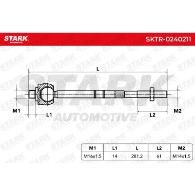 Tie Rod Assembly Stark SKTR-0240211 SKTR-0240211 - photo 6