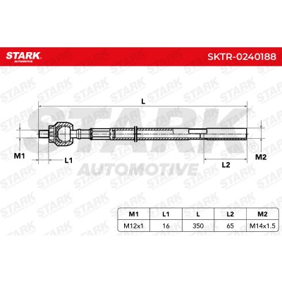 Tie Rod Assembly Stark SKTR-0240188 SKTR-0240188 - photo 5