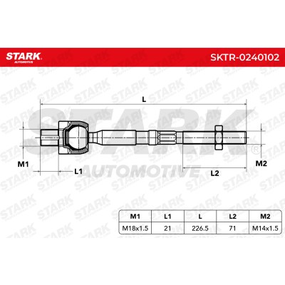 Tie Rod Assembly Stark SKTR-0240102 SKTR-0240102 - photo 6