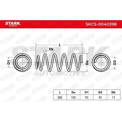 Suspension Spring Stark SKCS-0040398 SKCS-0040398 - photo 6