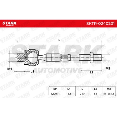 Tie Rod Assembly Stark SKTR-0240201 SKTR-0240201 - photo 5