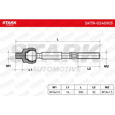 Tie Rod Assembly Stark SKTR-0240103 SKTR-0240103 - photo 6