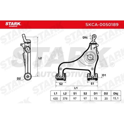 Control Arm Stark SKCA-0050189 SKCA-0050189 - photo 4