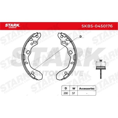 Brake Pads Set Stark SKBS-0450176 SKBS-0450176 - photo 5