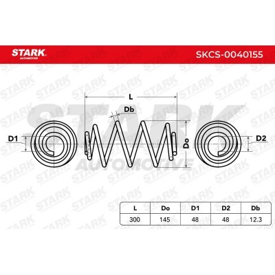 Suspension Spring Stark SKCS-0040155 SKCS-0040155 - photo 5