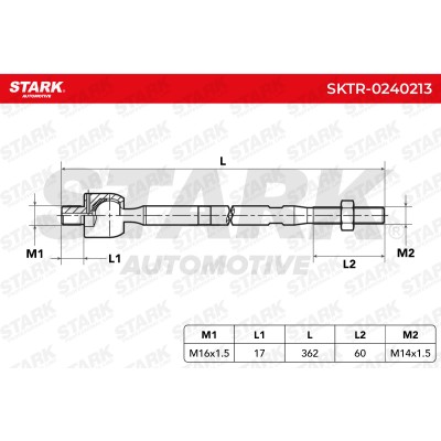 Tie Rod Assembly Stark SKTR-0240213 SKTR-0240213 - photo 6