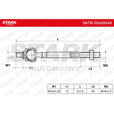 Tie Rod Assembly Stark SKTR-0240049 SKTR-0240049 - photo 6