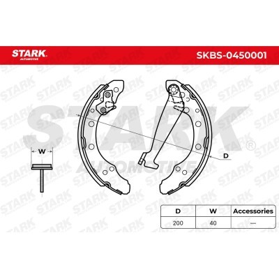 Brake Pads Set Stark SKBS-0450001 SKBS-0450001 - photo 5