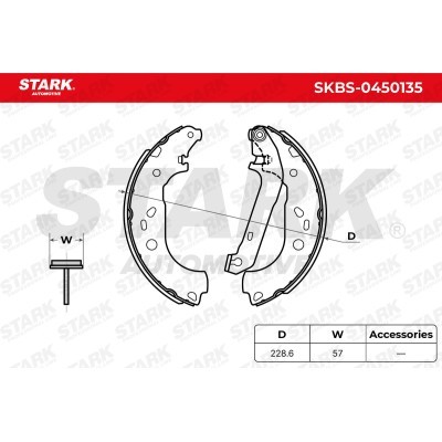 Brake Pads Set Stark SKBS-0450135 SKBS-0450135 - photo 5