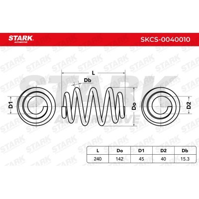 Suspension Spring Stark SKCS-0040010 SKCS-0040010 - photo 6