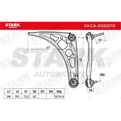 Control Arm Stark SKCA-0050110 SKCA-0050110 - photo 3