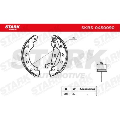 Brake Pads Set Stark SKBS-0450090 SKBS-0450090 - photo 4