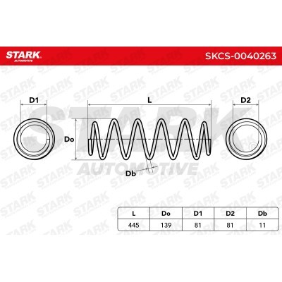 Suspension Spring Stark SKCS-0040263 SKCS-0040263 - photo 6