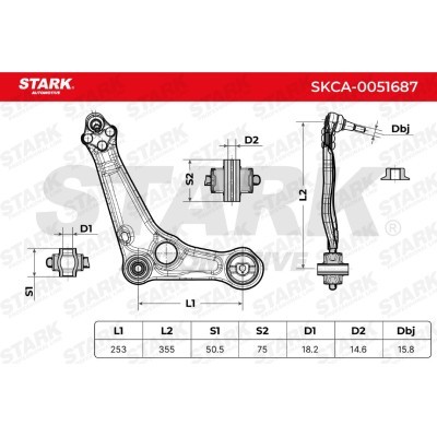 Control Arm Stark SKCA-0051687 SKCA-0051687 - photo 10