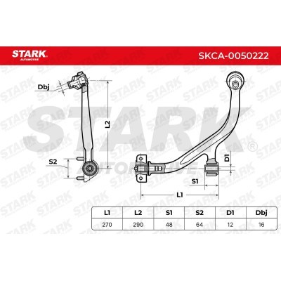 Control Arm Stark SKCA-0050222 SKCA-0050222 - photo 5