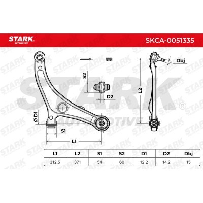 Control Arm Stark SKCA-0051335 SKCA-0051335 - photo 5