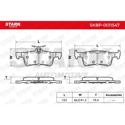 Brake Pads Set Stark SKBP-0011547 SKBP-0011547 - photo 5