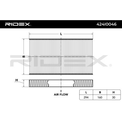 Cabin Air Filter RIDEX 424I0046 424I0046 - photo 7