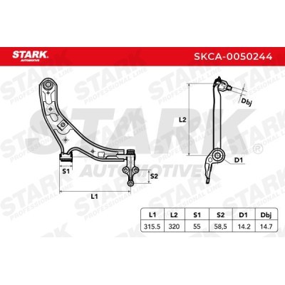 Control Arm Stark SKCA-0050244 SKCA-0050244 - photo 4
