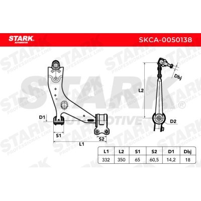 Control Arm Stark SKCA-0050138 SKCA-0050138 - photo 4