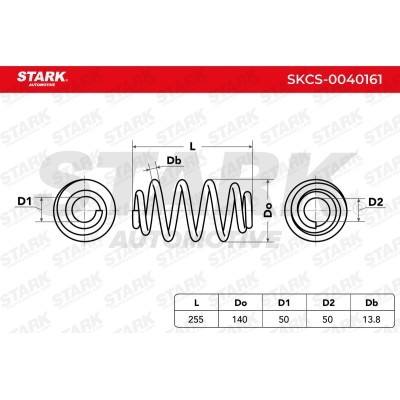 Suspension Spring Stark SKCS-0040161 SKCS-0040161 - photo 5