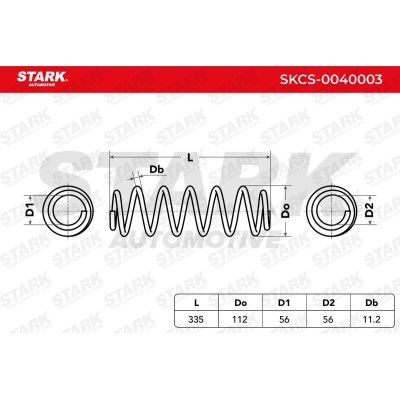 Suspension Spring Stark SKCS-0040003 SKCS-0040003 - photo 6