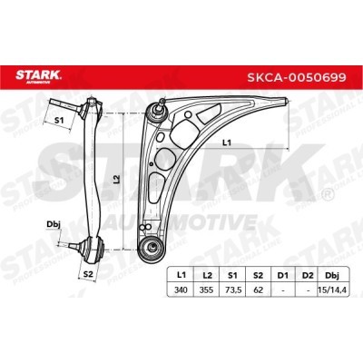 Control Arm Stark SKCA-0050699 SKCA-0050699 - photo 5