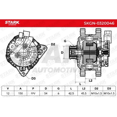 Alternator Stark SKGN-0320046 SKGN-0320046 - photo 6