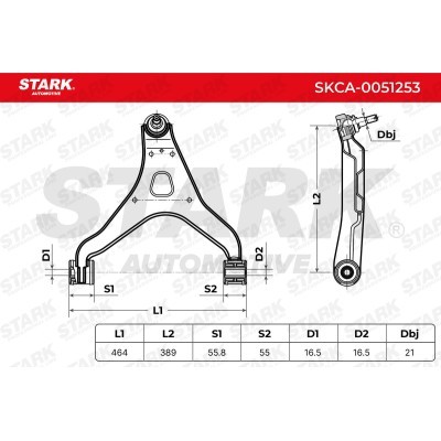 Control Arm Stark SKCA-0051253 SKCA-0051253 - photo 6