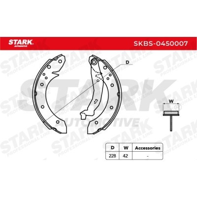 Brake Pads Set Stark SKBS-0450007 SKBS-0450007 - photo 6