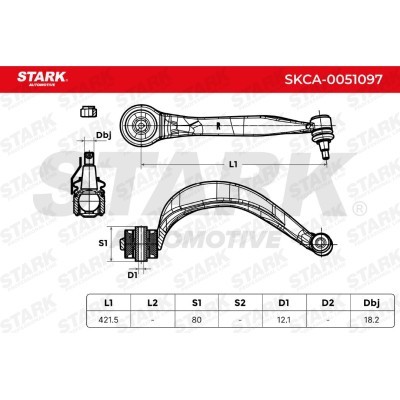Control Arm Stark SKCA-0051097 SKCA-0051097 - photo 6