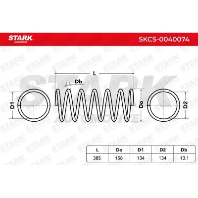 Suspension Spring Stark SKCS-0040074 SKCS-0040074 - photo 6