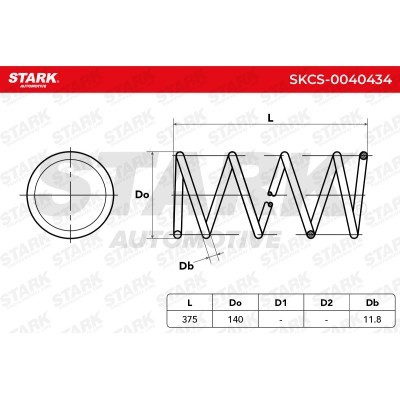 Suspension Spring Stark SKCS-0040434 SKCS-0040434 - photo 4