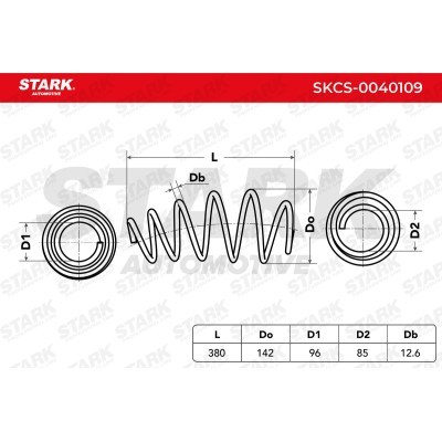 Suspension Spring Stark SKCS-0040109 SKCS-0040109 - photo 6