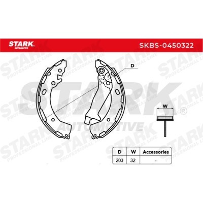 Brake Pads Set Stark SKBS-0450322 SKBS-0450322 - photo 5