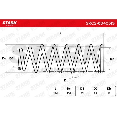 Suspension Spring Stark SKCS-0040519 SKCS-0040519 - photo 5